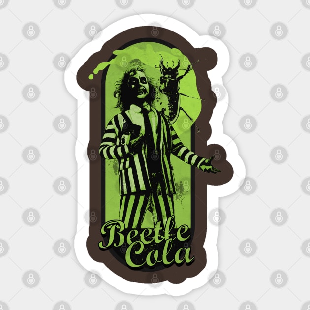 Beetle Cola Sticker by CTShirts